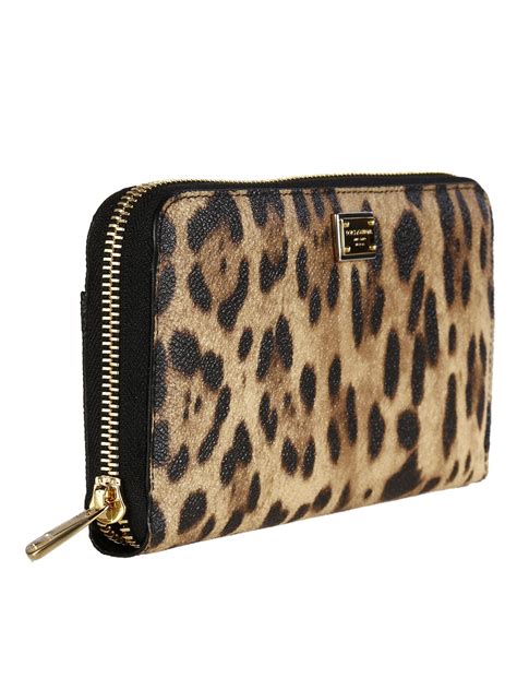 dolce and gabbana leopard wallet|dolce and gabbana wallet women's.